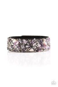 Paparazzi "Totally Crushed It" Purple Wrap Bracelet Paparazzi Jewelry