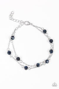 Paparazzi "Spotlight Starlight" Blue Bracelet Paparazzi Jewelry