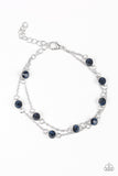 Paparazzi "Spotlight Starlight" Blue Bracelet Paparazzi Jewelry