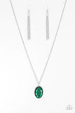 Paparazzi VINTAGE VAULT "Definitely Duchess" Green Necklace & Earring Set Paparazzi Jewelry