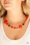 Paparazzi "Canyon Collection" Orange Necklace & Earring Set Paparazzi Jewelry