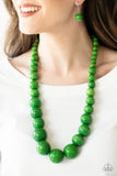 Paparazzi "Effortlessly Everglades" Green Necklace & Earring Set Paparazzi Jewelry