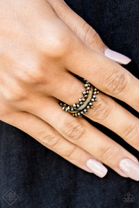 Paparazzi VINTAGE VAULT "Heavy Metal Muse" FASHION FIX Brass Ring Paparazzi Jewelry