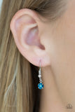 Paparazzi "Glow and Grind" Blue Necklace & Earring Set Paparazzi Jewelry