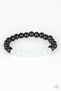 Paparazzi "Cool and Content" White Urban Bracelet Unisex Paparazzi Jewelry