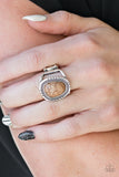 Paparazzi VINTAGE VAULT "Out On The Range" Brown Ring Paparazzi Jewelry
