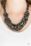 Paparazzi "City Catwalk" Black Necklace & Earring Set Paparazzi Jewelry