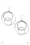 Paparazzi "The Daily Grind" FASHION FIX Silver Earrings Paparazzi Jewelry