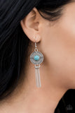 Paparazzi "Desert Voyage" FASHION FIX  Blue Earrings Paparazzi Jewelry