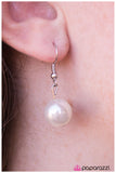 Paparazzi "Instant Classic" White Necklace & Earring Set Paparazzi Jewelry