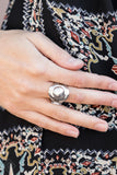 Paparazzi VINTAGE VAULT "Metro Center" FASHION FIX  Silver Ring Paparazzi Jewelry