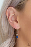 Paparazzi "Seasonal Sensation" Blue Necklace & Earring Set Paparazzi Jewelry