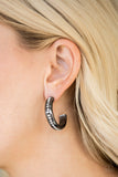 Paparazzi "5th Avenue Fashionista" Black Earrings Paparazzi Jewelry