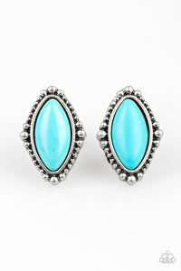 Paparazzi "A House is not a Homestead" Blue Post Earrings Paparazzi Jewelry