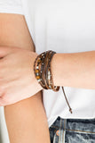 Paparazzi "Carefree Camper" Brown Urban Bracelet Unisex Paparazzi Jewelry