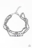 Paparazzi VINTAGE VAULT "No Means NOMAD" Silver Bracelet Paparazzi Jewelry