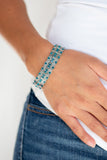 Paparazzi "Modern Magnificence" Blue Bracelet Paparazzi Jewelry