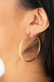 Paparazzi "Girl Gang" Gold Earrings Paparazzi Jewelry