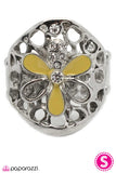 Paparazzi "A Spoonful of Sparkle" Yellow Ring Paparazzi Jewelry