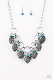 Paparazzi "Very Valentine" Blue Necklace & Earring Set Paparazzi Jewelry