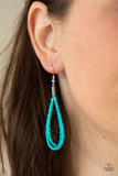 Paparazzi "Peacefully Pacific" Blue Necklace & Earring Set Paparazzi Jewelry