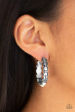 Paparazzi "Anasazi Arrow" White Earrings Paparazzi Jewelry