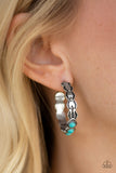Paparazzi "Anasazi Arrow" Blue Earrings Paparazzi Jewelry