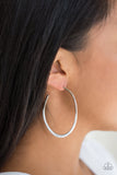 Paparazzi "So Seren-DIP-itous" White Earrings Paparazzi Jewelry