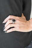 Paparazzi "Noticeably Notable" Black Ring Paparazzi Jewelry