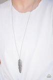 Paparazzi VINTAGE VAULT "Sky Quest" Silver Necklace & Earring Set Paparazzi Jewelry