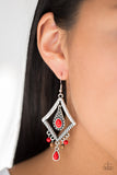 Paparazzi "Southern Sunsets" Red Earrings Paparazzi Jewelry