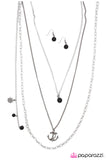 Paparazzi "Sailing the Radiant Seas - Black " necklace Paparazzi Jewelry