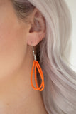 Paparazzi VINTAGE VAULT "Peacefully Pacific" Orange Necklace & Earring Set Paparazzi Jewelry