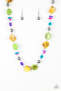 Paparazzi "A World To SEA" Multi Necklace & Earring Set Paparazzi Jewelry