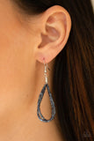 Paparazzi VINTAGE VAULT "Catwalk Queen" Blue Necklace & Earring Set Paparazzi Jewelry