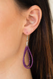 Paparazzi "A Standing Ovation" 167XX Purple Necklace & Earring Set Paparazzi Jewelry