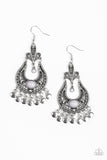 Paparazzi VINTAGE VAULT "Fiesta Flair" Silver Earrings Paparazzi Jewelry