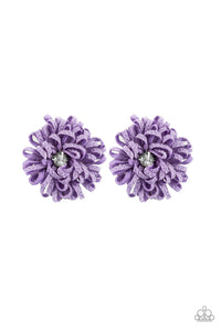 Paparazzi "Peppy In Petunias" Purple Hair Clip Paparazzi Jewelry