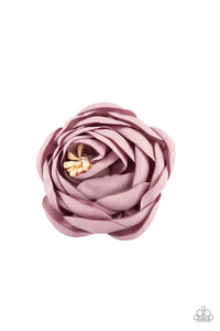 Paparazzi VINTAGE VAULT "Rose Romance" Purple Hair Clip Paparazzi Jewelry