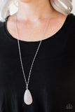 Paparazzi "Stone River" Silver Necklace & Earring Set Paparazzi Jewelry