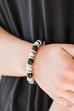 Paparazzi VINTAGE VAULT "Across The Mesa" Black Bracelet Paparazzi Jewelry