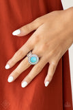 Paparazzi "Rugged Radiance" FASHION FIX Blue Ring Paparazzi Jewelry