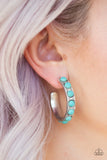 Paparazzi "Western Watering Hole" Blue Earrings Paparazzi Jewelry