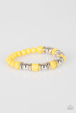 Paparazzi "Across The Mesa" Yellow Bracelet Paparazzi Jewelry