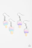 Girl's Starlet Shimmer Ice Cream Popsicle Set of 5 Multi Earrings Paparazzi Jewelry