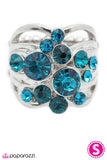 Paparazzi "Just Warming Up" Blue Ring Paparazzi Jewelry