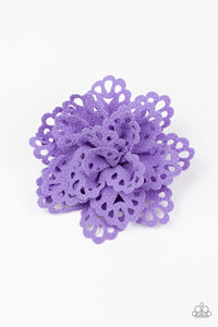 Paparazzi "Springing Into Spring" Purple Hair Clip Paparazzi Jewelry