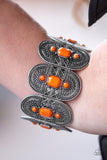 Paparazzi "Turn Up The TROPICAL Heat" Orange Bracelet Paparazzi Jewelry