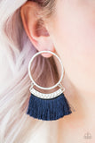 Paparazzi "This Is Sparta!" Blue Post Earrings Paparazzi Jewelry