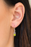 Paparazzi VINTAGE VAULT "Sky Quest" Green Necklace & Earring Set Paparazzi Jewelry